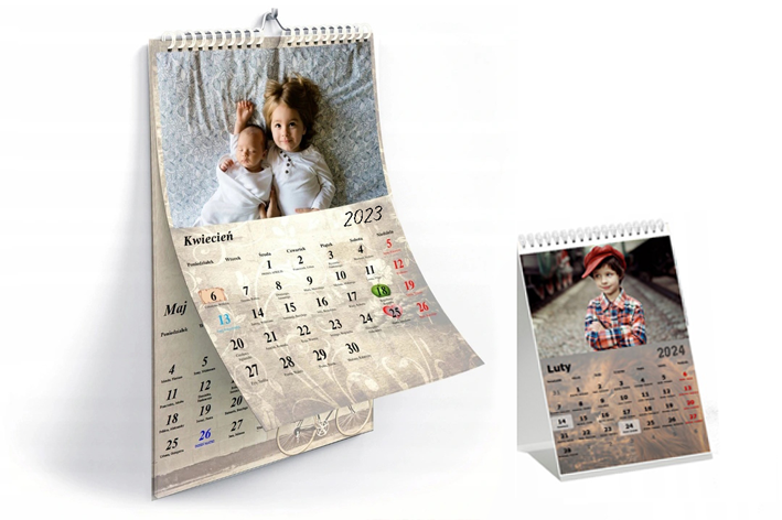 Foto Kalendarz 13 kart z Twoimi zdjęciami 